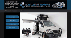 Desktop Screenshot of excmotors.com